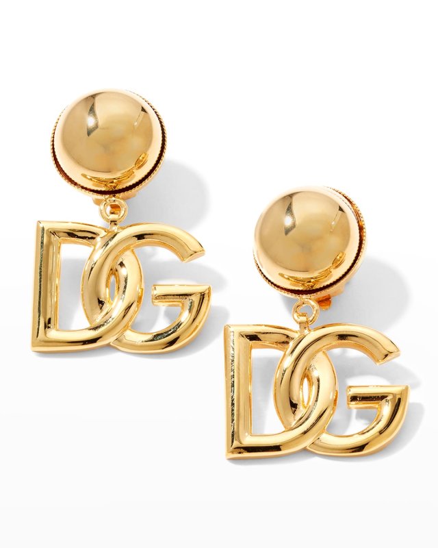 DG Logo Drop Earrings